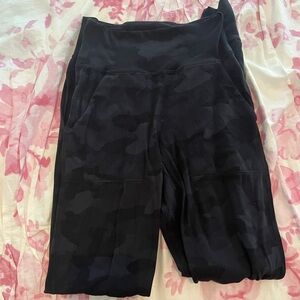 lululemon athletica Black Camo Pants